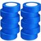 12 Rolls Blue Painters Tape Bulk, 1.5 Inches x 55 Yards Masking Tape, Trim Edge Finishing Tape for Walls Painting Labeling Home School Decoration
